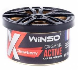 Ароматизатор WINSO Organic X Active Strawberry 40г /под сиденье/