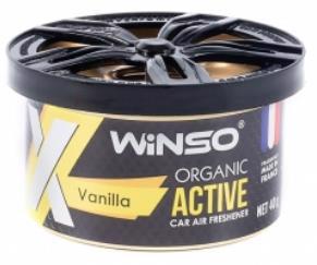 Ароматизатор WINSO Organic X Active Vanilla 40г /под сиденье/