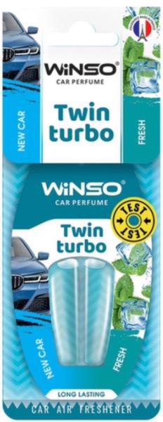 Ароматизатор WINSO Twin Turbo New Car & Fresh 5г /гель/