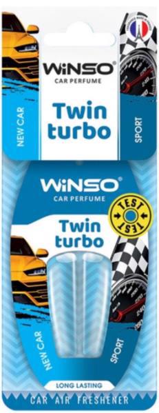 Ароматизатор WINSO Twin Turbo New Car & Sport 5г /гель/