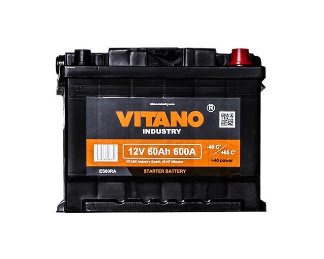 Акумулятор д/авто VITANO VB60 12v 60A прав.+