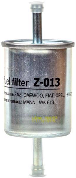 Фільтр д/авто паливний ZOLLEX Daewoo,Заз 1102,1103,1105,Geely Z-013