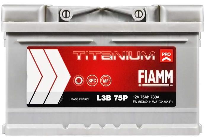 Акумулятор д/авто FIAMM Titanium Pro 75А прав.+