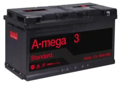 Акумулятор д/авто A-MEGA Standard 6СТ-100-АЗ(0) 100A прав.+