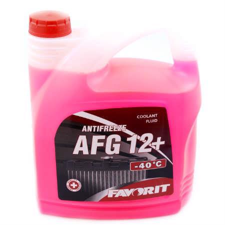 Антифриз FAVORIT AFG12+ -40C красный 5л