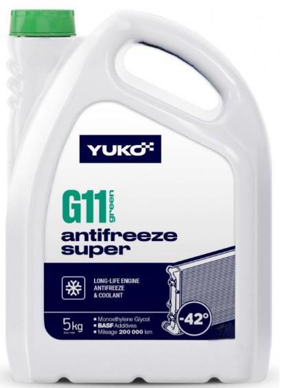 Антифриз YUKO Antifreeze -40 Super G11 -40C зеленый 5л