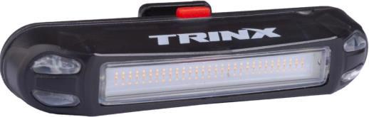 Ліхтар д/вело задній мигалка TRINX чорн. LED TC05