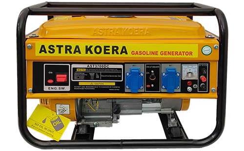 Генератор бензиновий ASTRA KOREA AST3700DC, 3.5кВт, 15л, р/старт