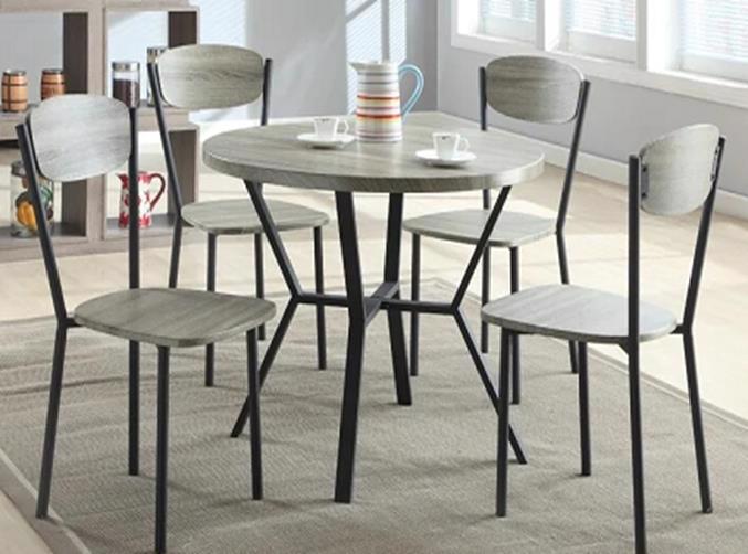 Комплект мебели (стол+4 стула) XC-1B-215  Дуб Фрегат IMP