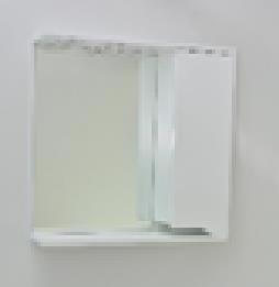 Шкаф зеркальный ДЮК Изео 60 Led бел.