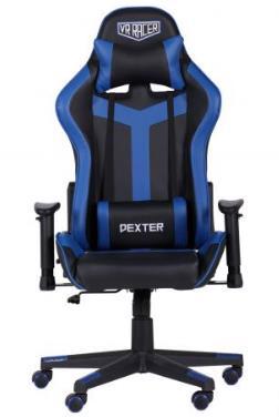 Кресло геймерское AMF VR Racer Dexter Slag черно-синий