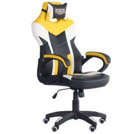 Кресло геймерское AMF VR Racer Dexter Jolt черно-желтый