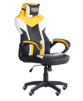 Кресло геймерское AMF VR Racer Dexter Jolt черный/желтый