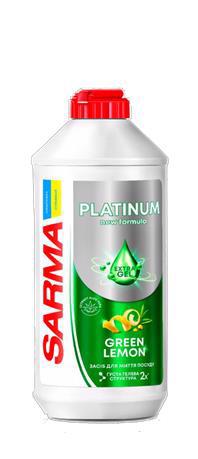 Средство д/посуды SARMA Platinum Зеленый лимон 500мл