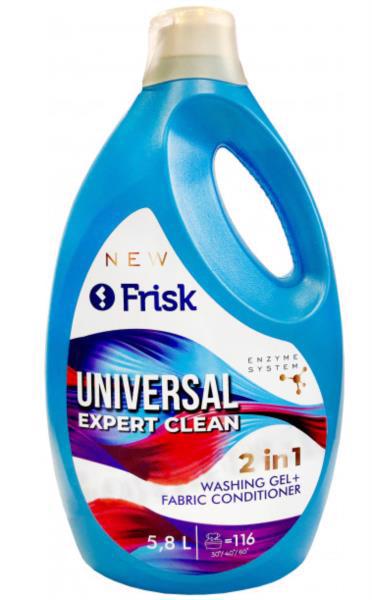 Средство д/стирки FRISK Universal expert clean Гель 5.8л
