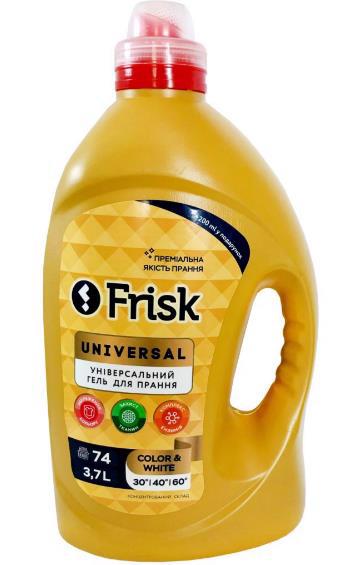 Средство д/стирки FRISK Universal Premium Gold Гель 3.7л