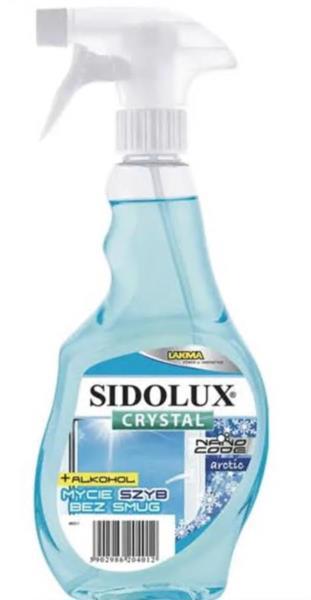 Засіб д/вікон SIDOLUX Crystal Арктика 500мл /запаска/ IMP