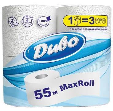 Папір туалетний ДИВО Max Roll 2-х шар. біла (4рул)