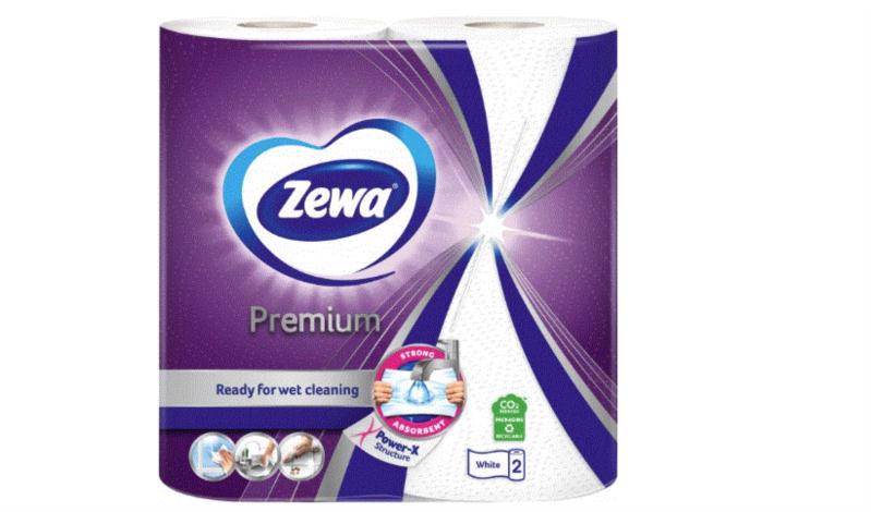 Паперовий рушник . ZEWA Premium 2-х шар. 2рул.