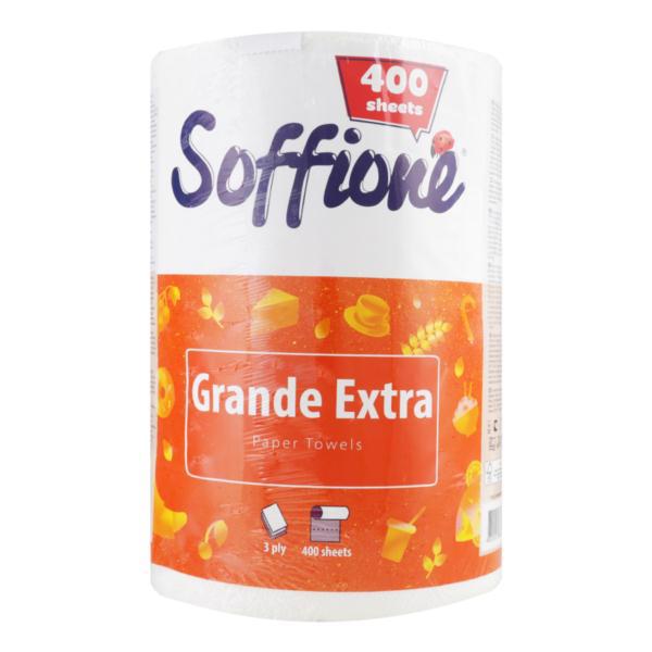 Рушник папер. SOFFIONE Grande Extra 3-х шар. 1рул.