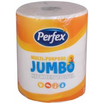 Полотенце бумаж. PERFEX Jumbo 2-х сл. 1рул.
