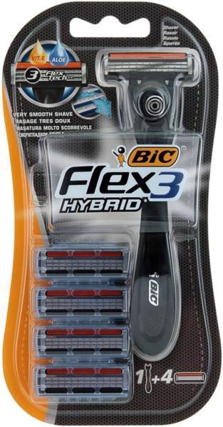 Станок д/гоління BIC Flex 3 Hybrid + 4 картриджа