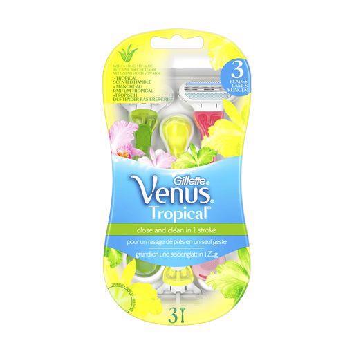 Станок д/гоління однораз. жіноч. GILLETTE Venus Tropical (3шт)