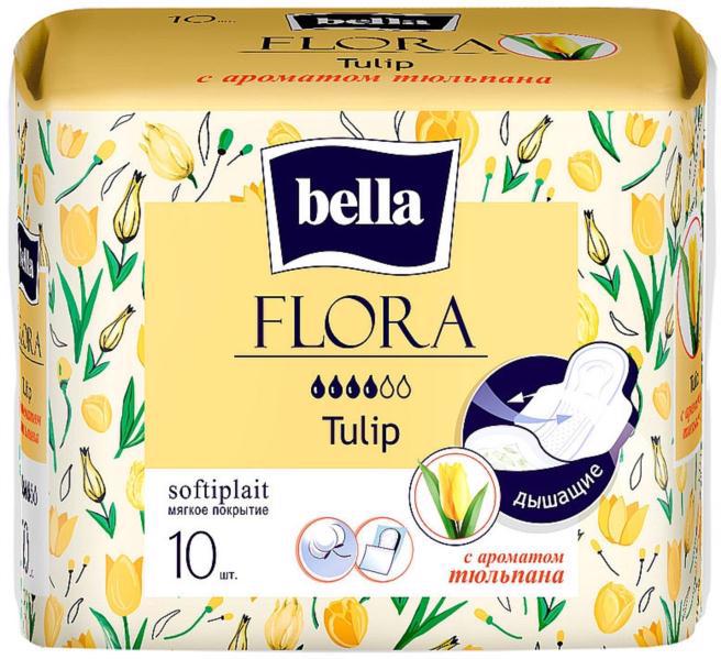 Прокладки гігієн. BELLA Flora Tulip 10шт