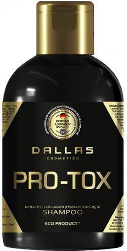 Шампунь д/волос DALLAS Hair Pro-tox Кератин, коллаген и гиалуроновая кислота 1л