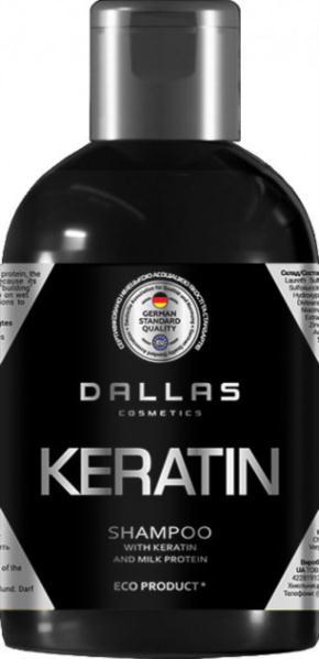 Шампунь д/волос DALLAS Keratin Кератин и молочный протеин 1л