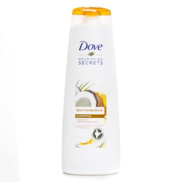 Шампунь д/волосся DOVE Nourishing Secrets Восстановление с куркумой и кокосовым маслом 250мл