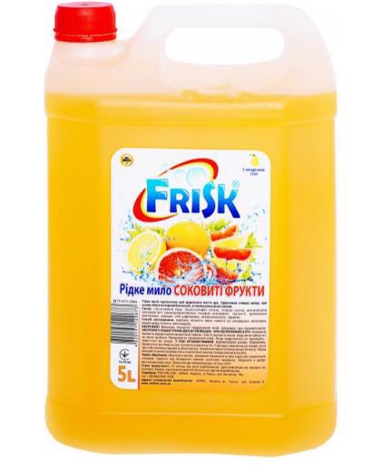 Мыло жидкое FRISK Сочные фрукты 5л