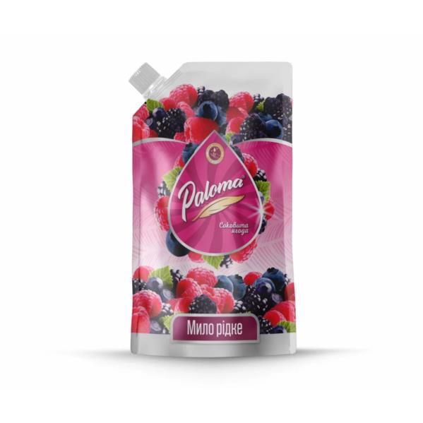 Мыло-крем жидкое PALOMA сочная ягода 500мл /дой-пак/