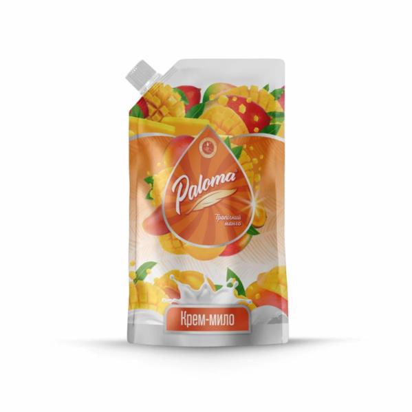 Мыло-крем жидкое PALOMA тропический манго 500мл /дой-пак/