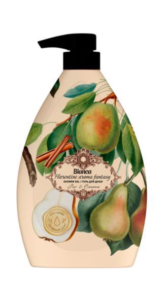 Гель д/душа BIANCA Florentine aroma fantasy з екстрактом груші та кориці 1л