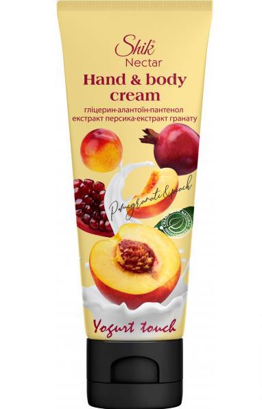Крем д/рук та тіла SHIK Nectar Yogurt Touch Екстракти персика та гранату 75мл