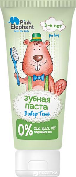 Зубная паста PINK ELEPHANT Бобер Тема 50мл