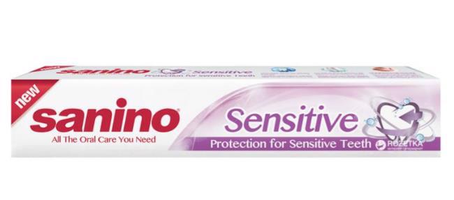 Зубная паста SANINO Защита для чувствительных зубов 100мл