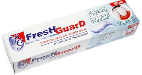Зубная паста FRESH GUARD Pearl White 50мл
