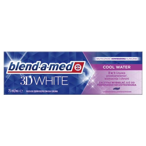 Зубна паста BLEND-A-MED 3D White Прозолодна вода 75мл