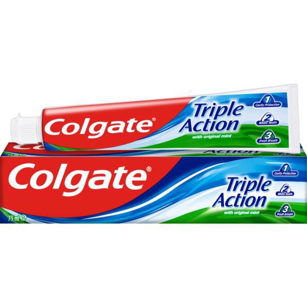 Зубная паста COLGATE Тройное действие 75мл