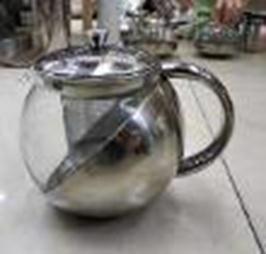 Чайник заварочный  900мл сталь+стекло IMP0719746
