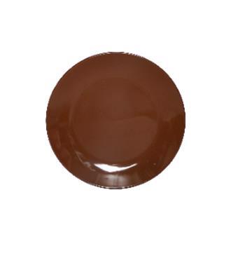 Тарелка десерт. VITTORA Шоколад 195мм VT-P-1195C