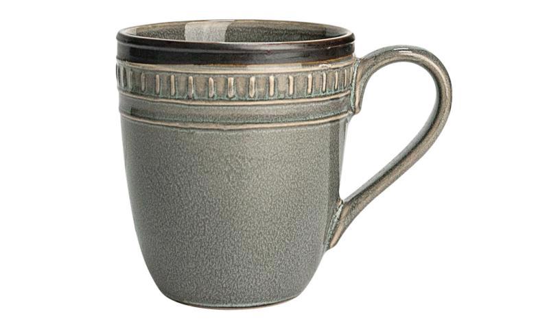 Чашка кераміч. 95*110мм сіра з декором IMP WB2107789
