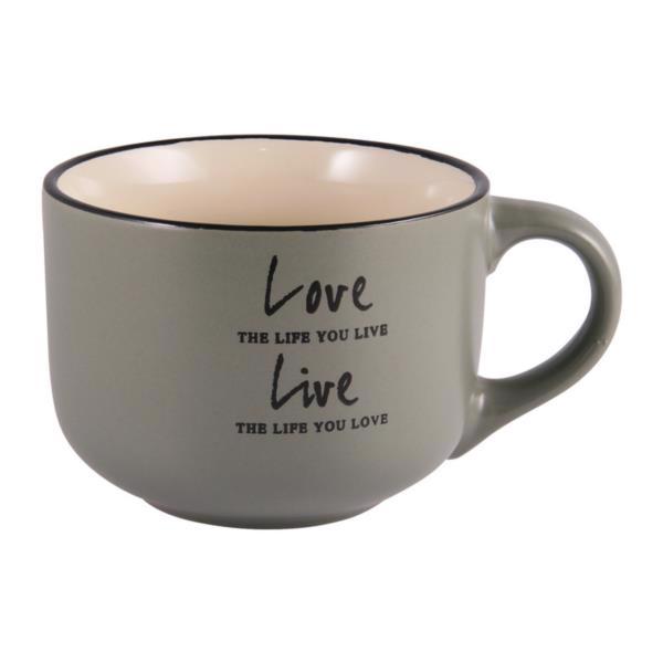 Чашка MILIKA Love&Live Olive 560мл керам. M0420-L349GR