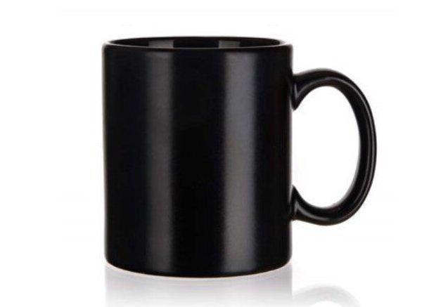 Чашка BANQUET Mat Black 350мл керам. 60210305