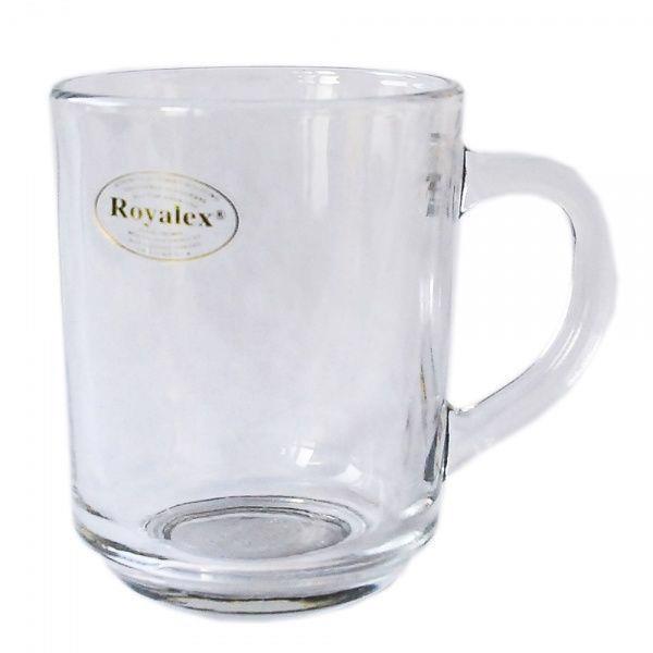 Набір чашок BANQUET Royalex 250мл скл. 6шт KERX-255 TP-6-1SW