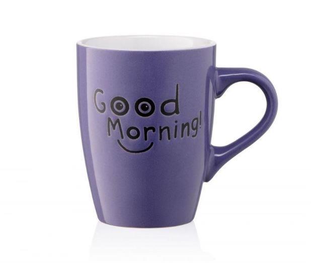 Чашка ARDESTO Good Morning 330мл керам. фіолетова AR3468V