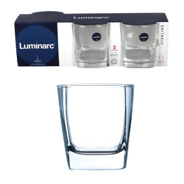 Склянки LUMINARC Sterling 300мл набір 3шт низк. P1159