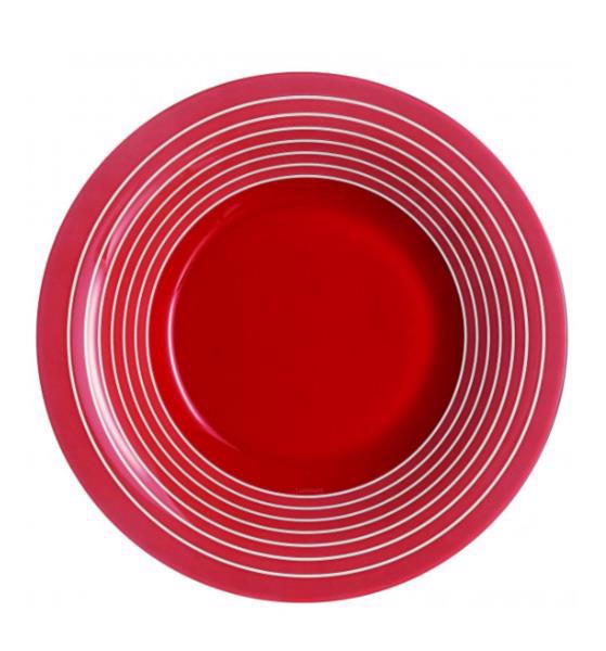 Тарелка супов. LUMINARC Factory Red 215мм P3264